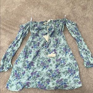 Floral off the shoulder dress